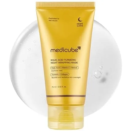 Medicube Kojic Acid Turmeric Night Wrapping Mask tube