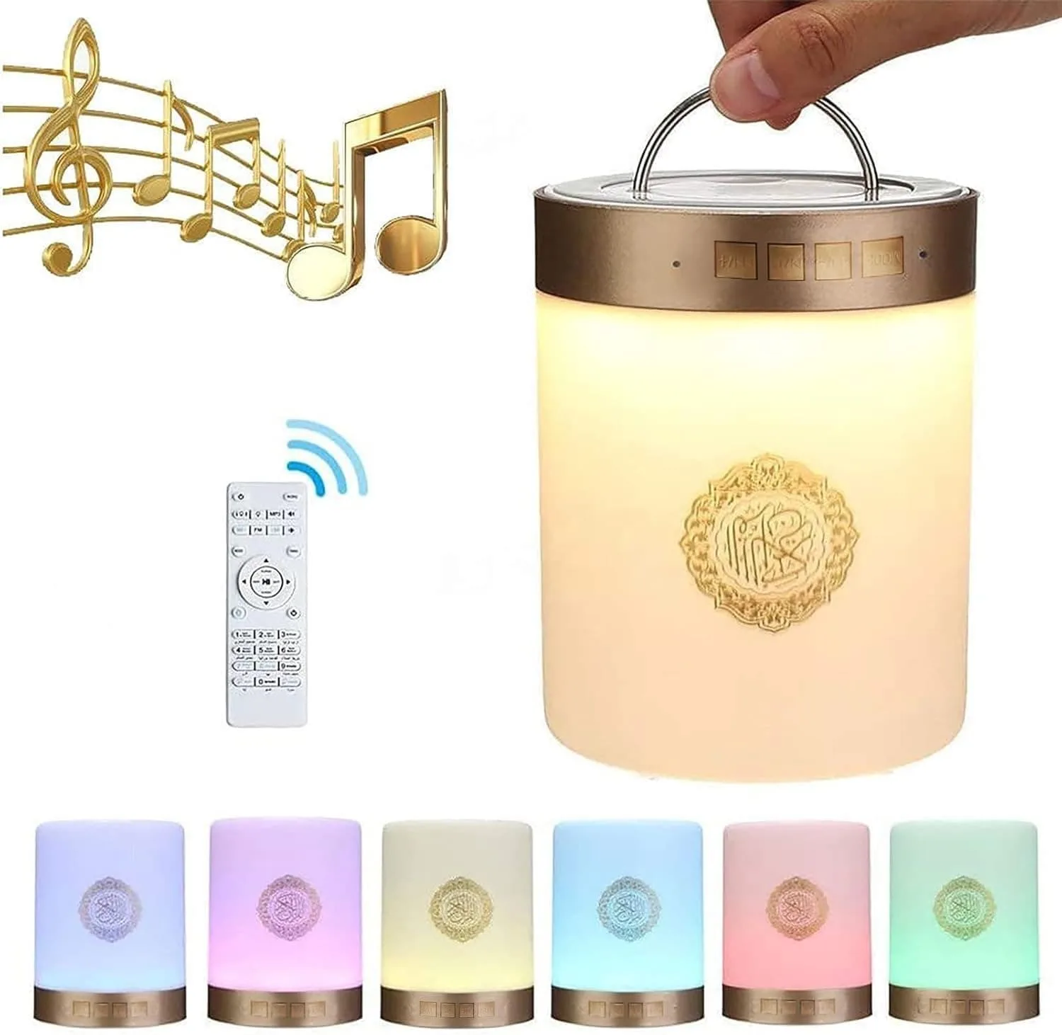 Portable Quran Speaker SQ112 with remote control and musical notes