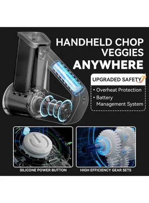 Multi-Functional Electric Handheld Food Chopper 4