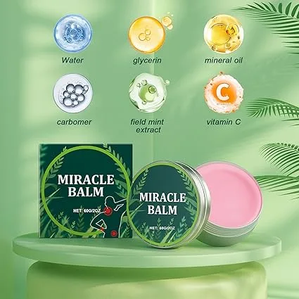 Miracle Balm - Soothing Joint Cream for Back, Hands, Feet and Body 5