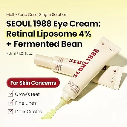 K-Secret Seoul 1988 Retinal Eye Cream targeting crow's feet and fine lines