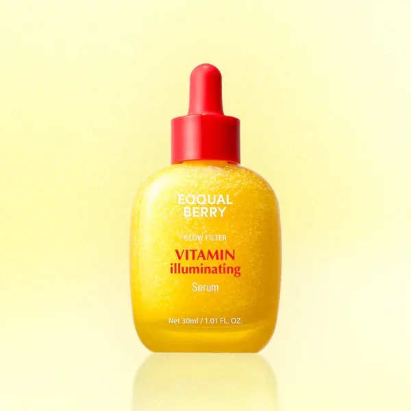 Eqqualberry Glow Filter Vitamin Illuminating Serum bottle product shot