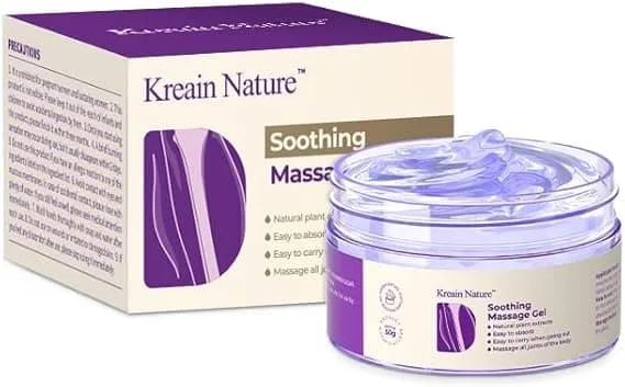Kreain Nature Soothing Massage Gel packaging and jar