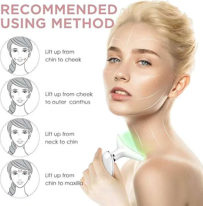 Rechargeable LED Facial And Neck Massager 4