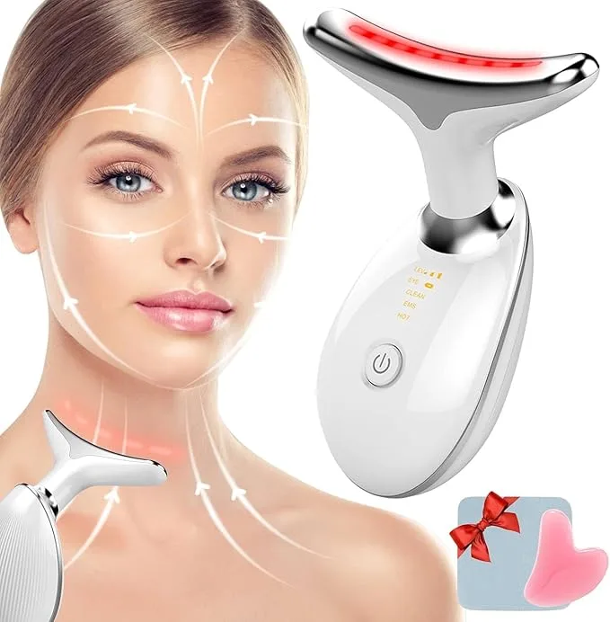 Rechargeable LED Facial And Neck Massager 6