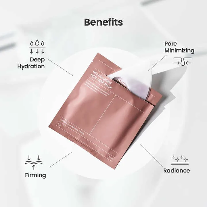 Biodance Bio-Collagen Real Deep Mask benefits infographic