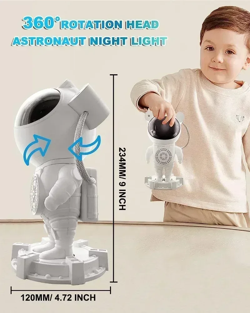 Astronaut Star Galaxy Projector Space Night Light 4