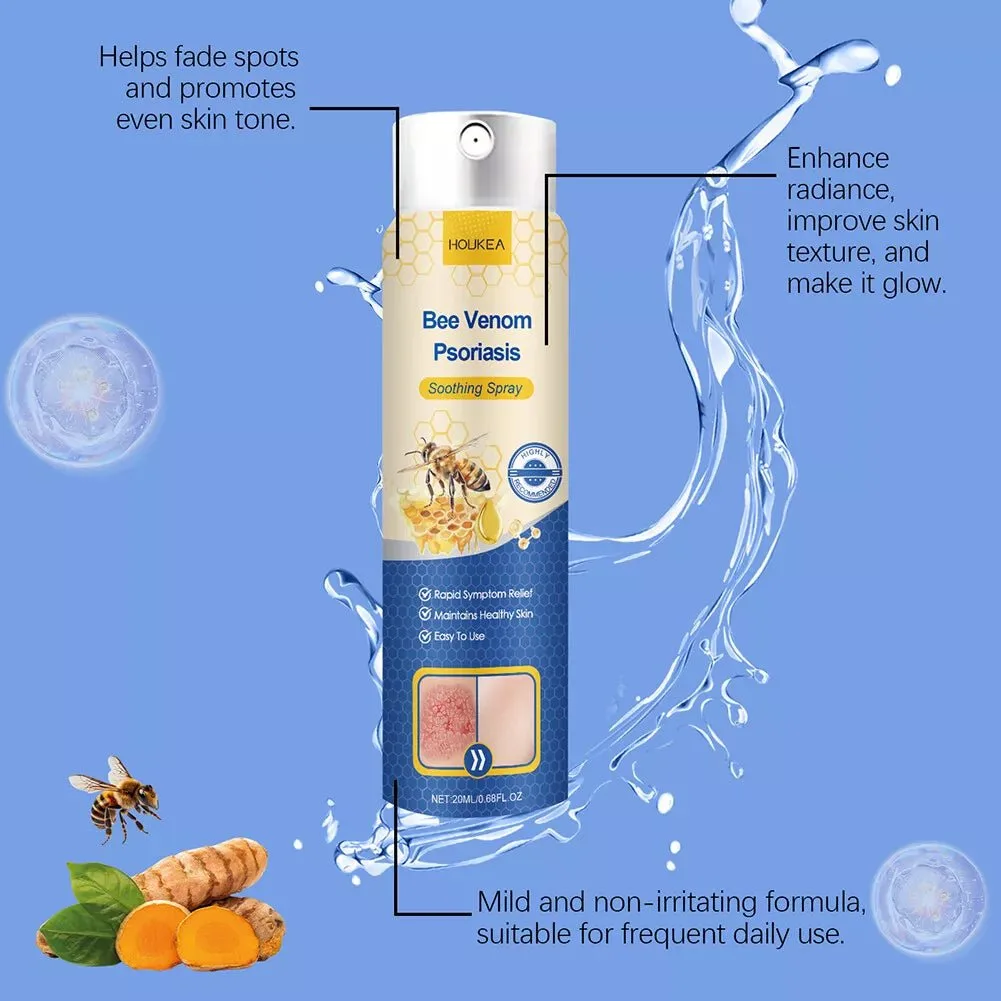 HOUKEA Bee Venom Spray benefits for skin radiance and texture
