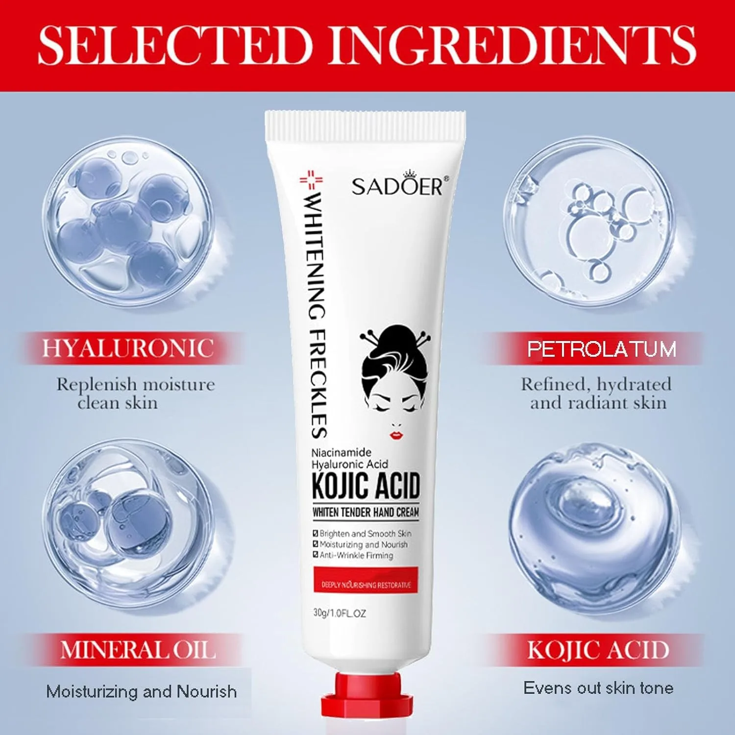 Sadoer - Kojic Acid Hand Cream 4
