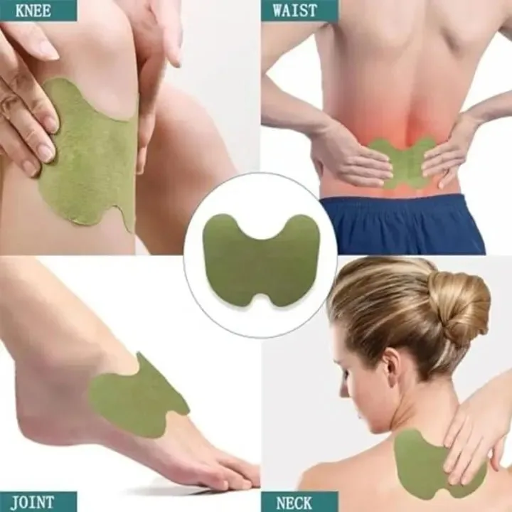 Versatile application of FlexiKnee patches on knee, waist, ankle, and neck